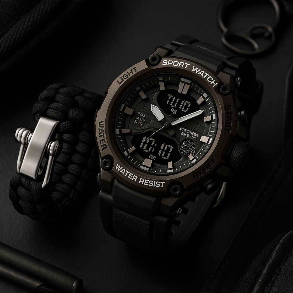 Titanium Ultra Watch + FREE Tactical Bracelet Included