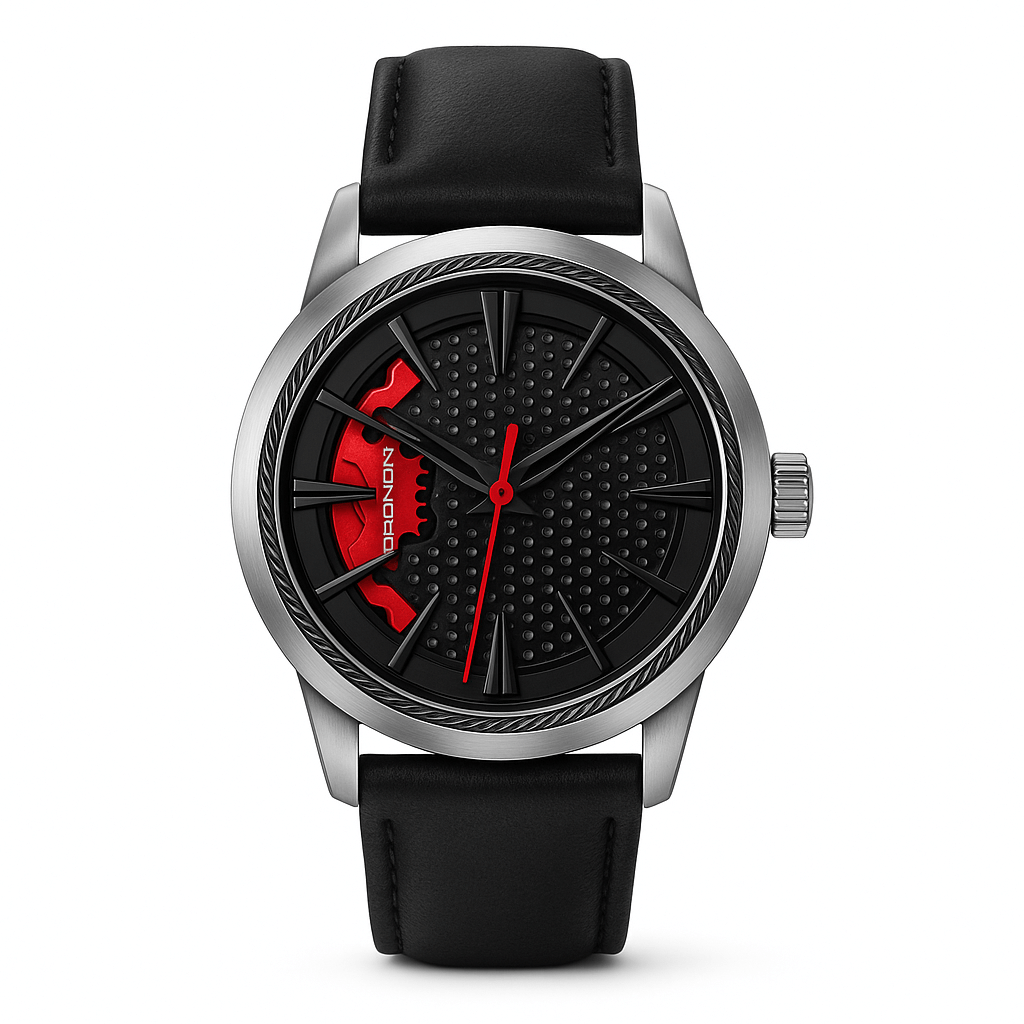 Rotating Hub Dial Quartz Watch