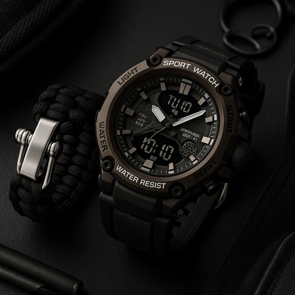 Titanium Ultra Watch + FREE Tactical Bracelet Included